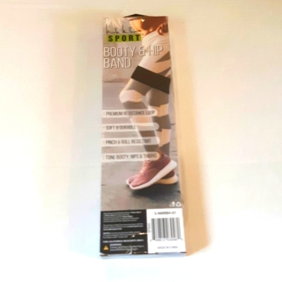 💋NWOT💋Nicole Miller Sport black booty/hip/thighs workout exercise band - Picture 4 of 4